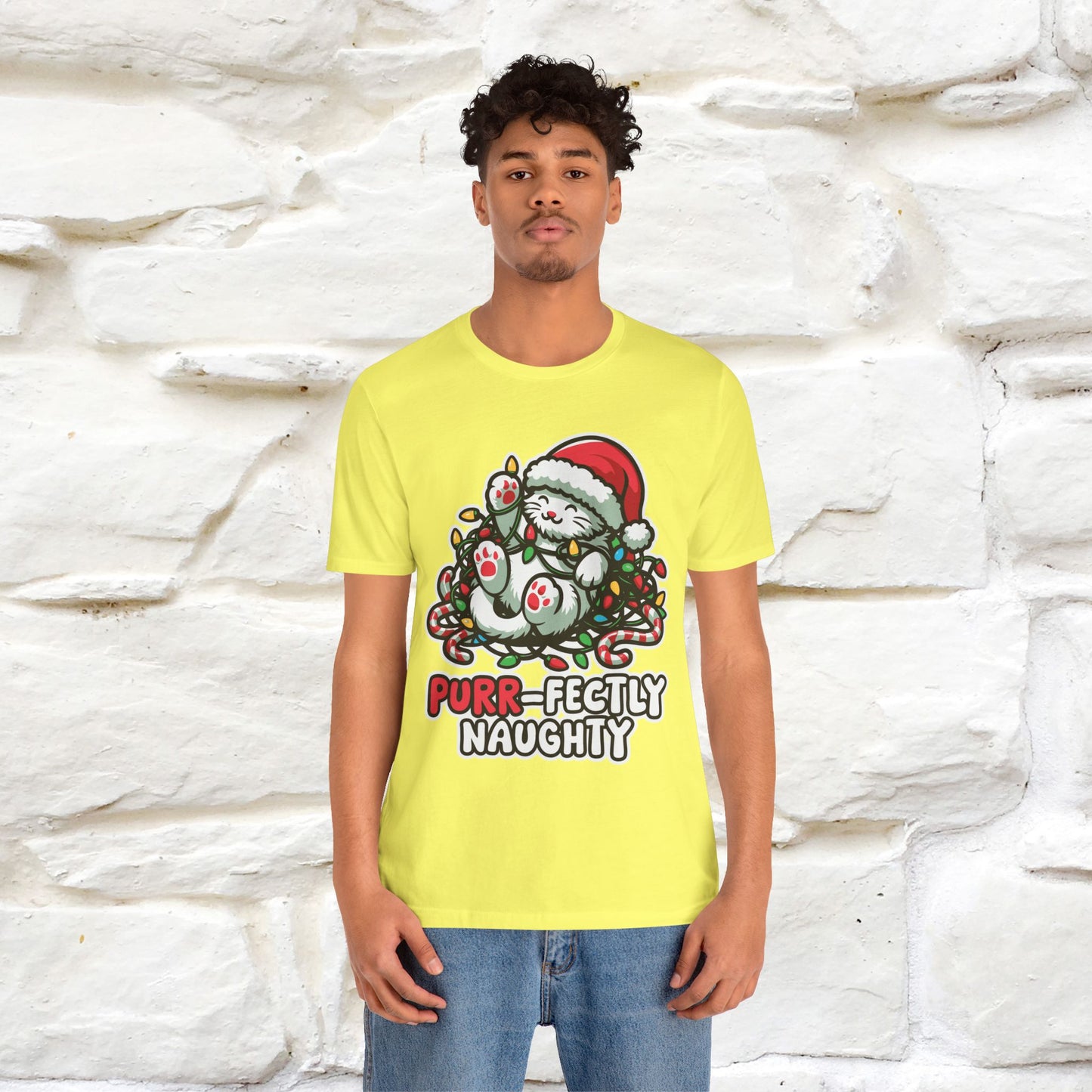 “Purr-Fectly Naughty” | Cat T-Shirt | Nunu&Miao Studio