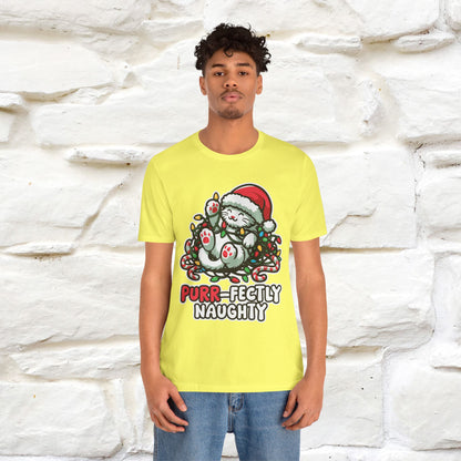 “Purr-Fectly Naughty” | Cat T-Shirt | Nunu&Miao Studio