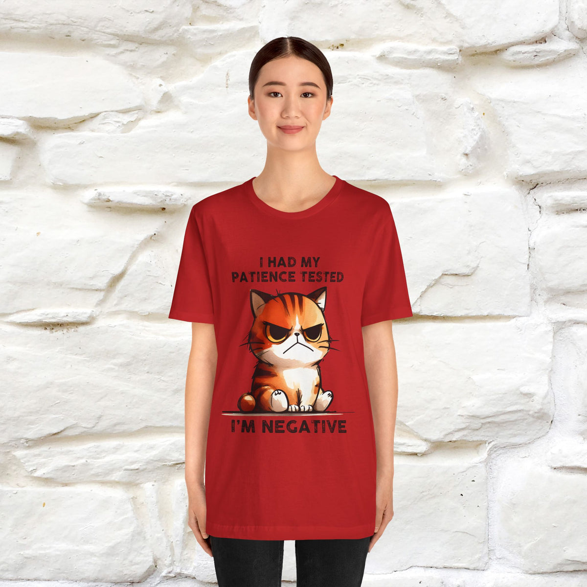 ''I Had My Patience Tested, I'm Negative''| CatT-Shirt | Nunu&Miao Studio
