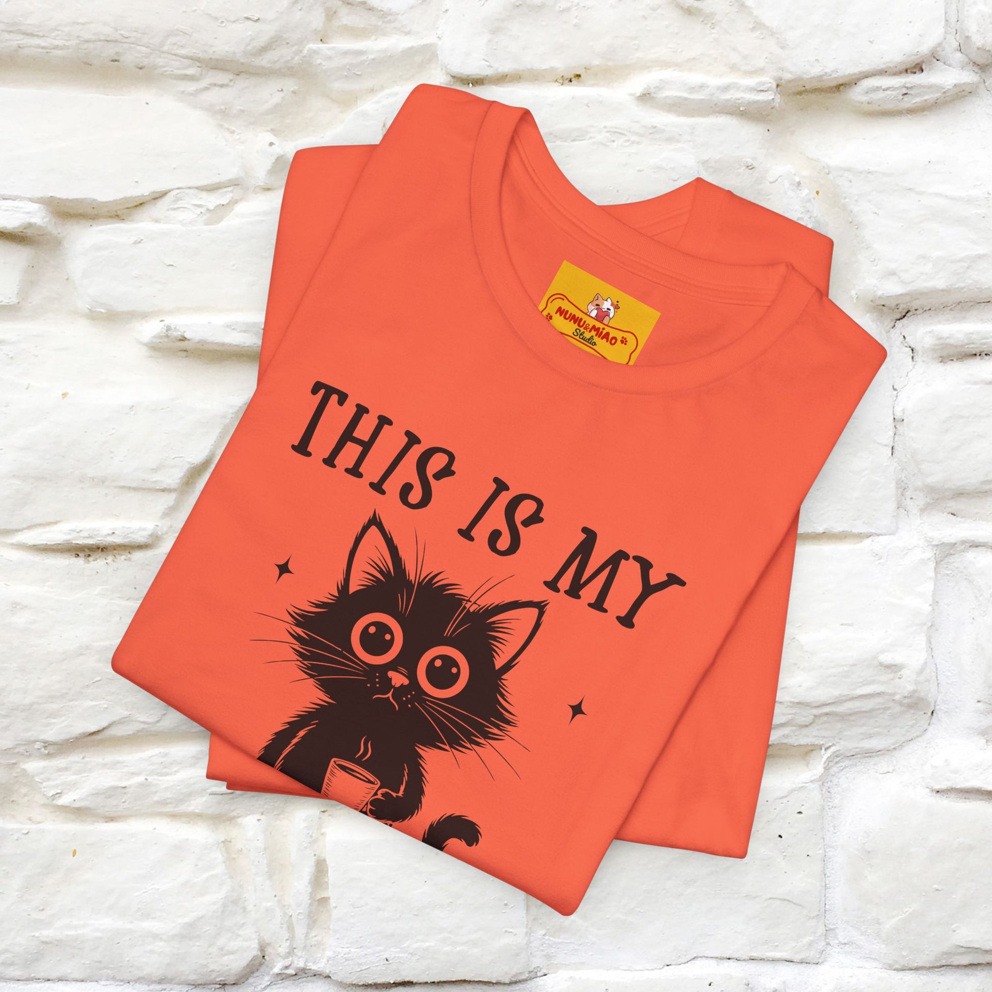 "This is My Awake Face" Cat T-Shirt | Funny Design | Nunu&Miao Studio - Nunu&Miao Studio