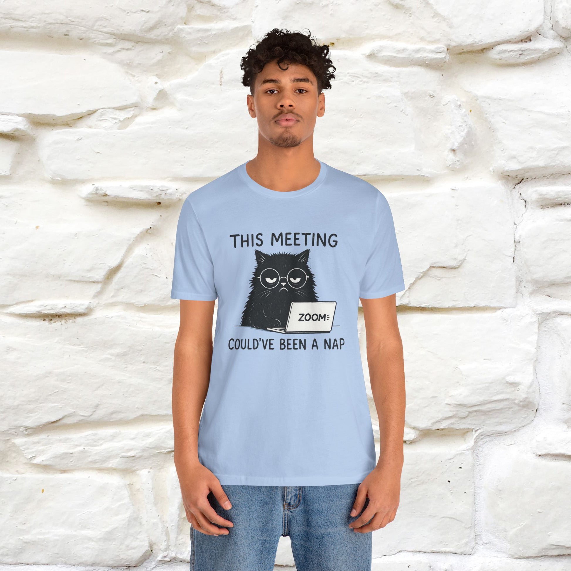 "This Meeting Could've Been a Nap" | Sarcastic Cat T-Shirt | Nunu&Miao Studio - Nunu&Miao Studio