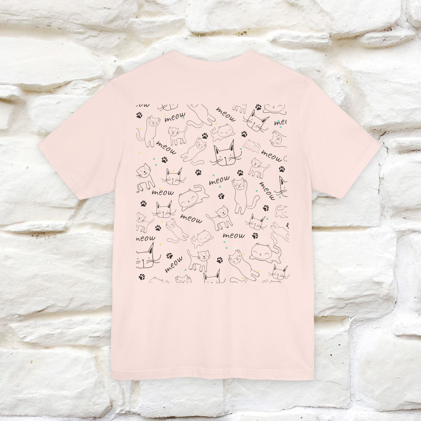 "Antidepressants" Cat T-Shirt | Front & Back Design | Nunu&Miao Studio - Nunu&Miao Studio