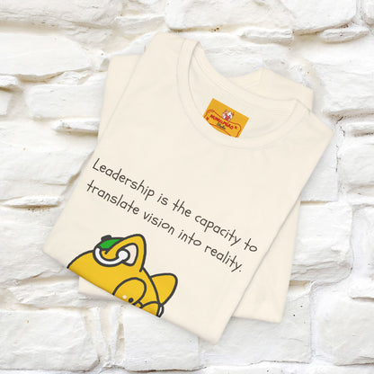 "Leadership Is the Capacity to Translate ..." Cat T-Shirt  | Nunu&Miao Studio - Nunu&Miao Studio