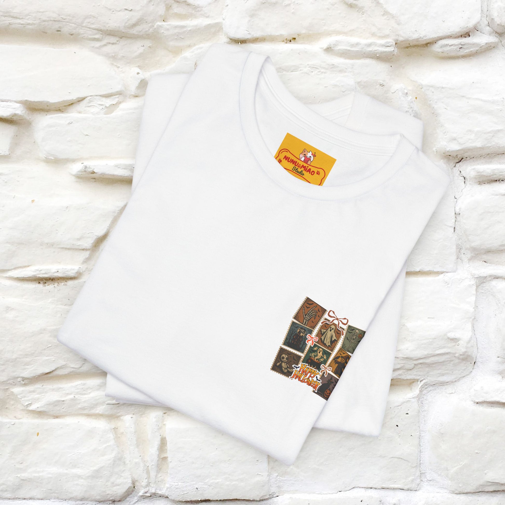 "Spooky Vibes" Cat T-shirt |Nunu&Miao Studio - Nunu&Miao Studio