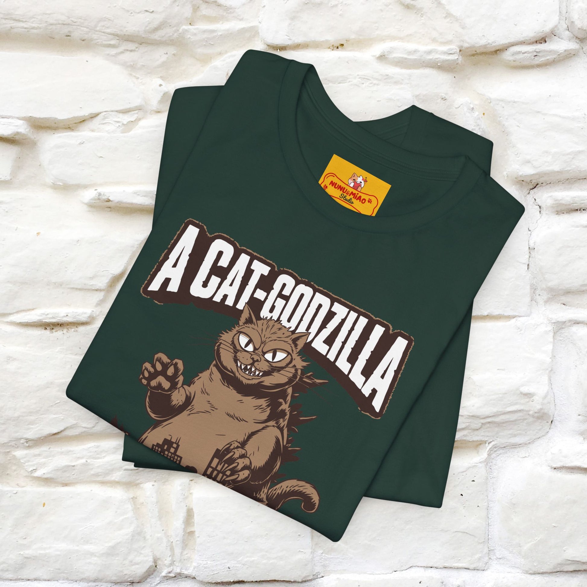 ''A Cat-Godzilla ''| CatT-Shirt | Nunu&Miao Studio - Nunu&Miao Studio