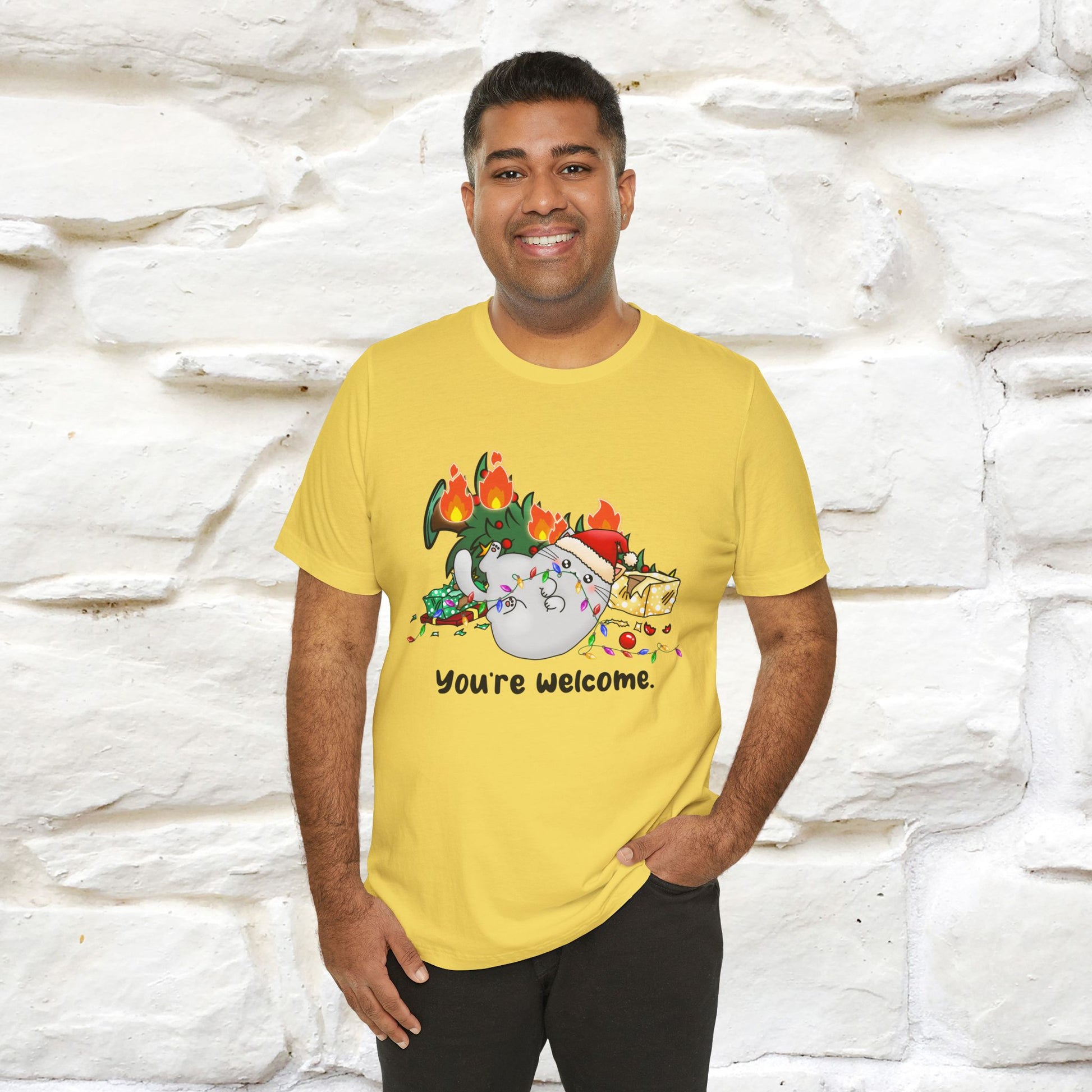 You're Welcome | Sarcastic Cat Christmas Shirt  |Nunu&Miao Studio - Nunu&Miao Studio