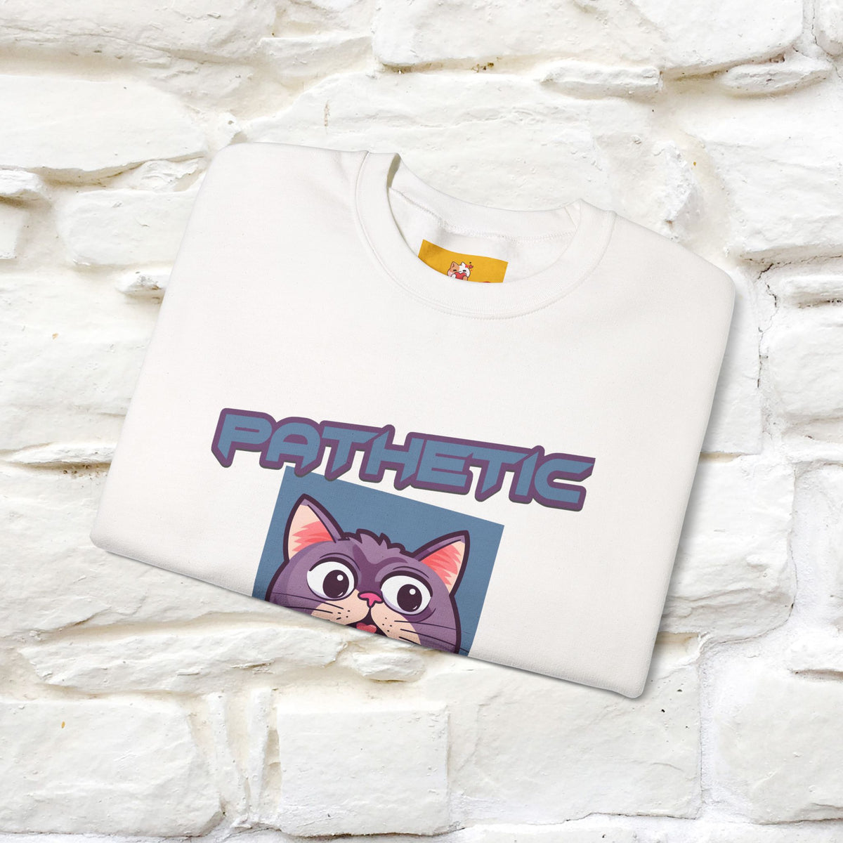 ''Pathetic Human'' |Cat Sweatshirt | Nunu&Miao Studio