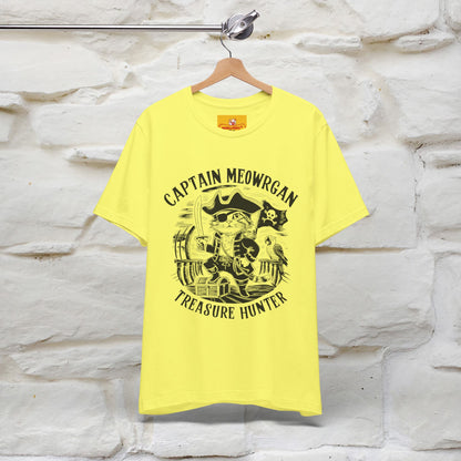 Captain Meowrgan Treasure Hunter |  |Cat T-Shirt | Nunu&Miao Studio - Nunu&Miao Studio