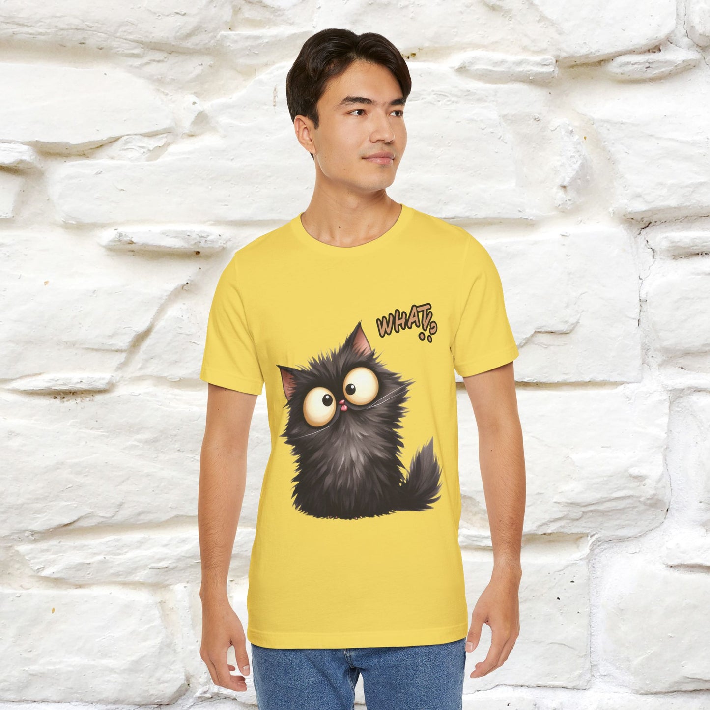 ''What ?'' | Cat T-Shirt  | Nunu&Miao Studio - Nunu&Miao Studio