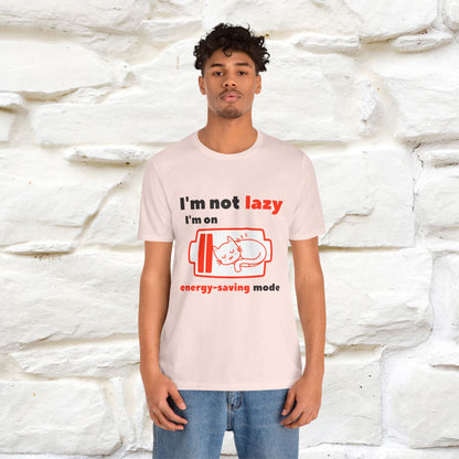 ''I am Not Lazy...'' Cat T-Shirt | Nunu&Miao Studio - Nunu&Miao Studio