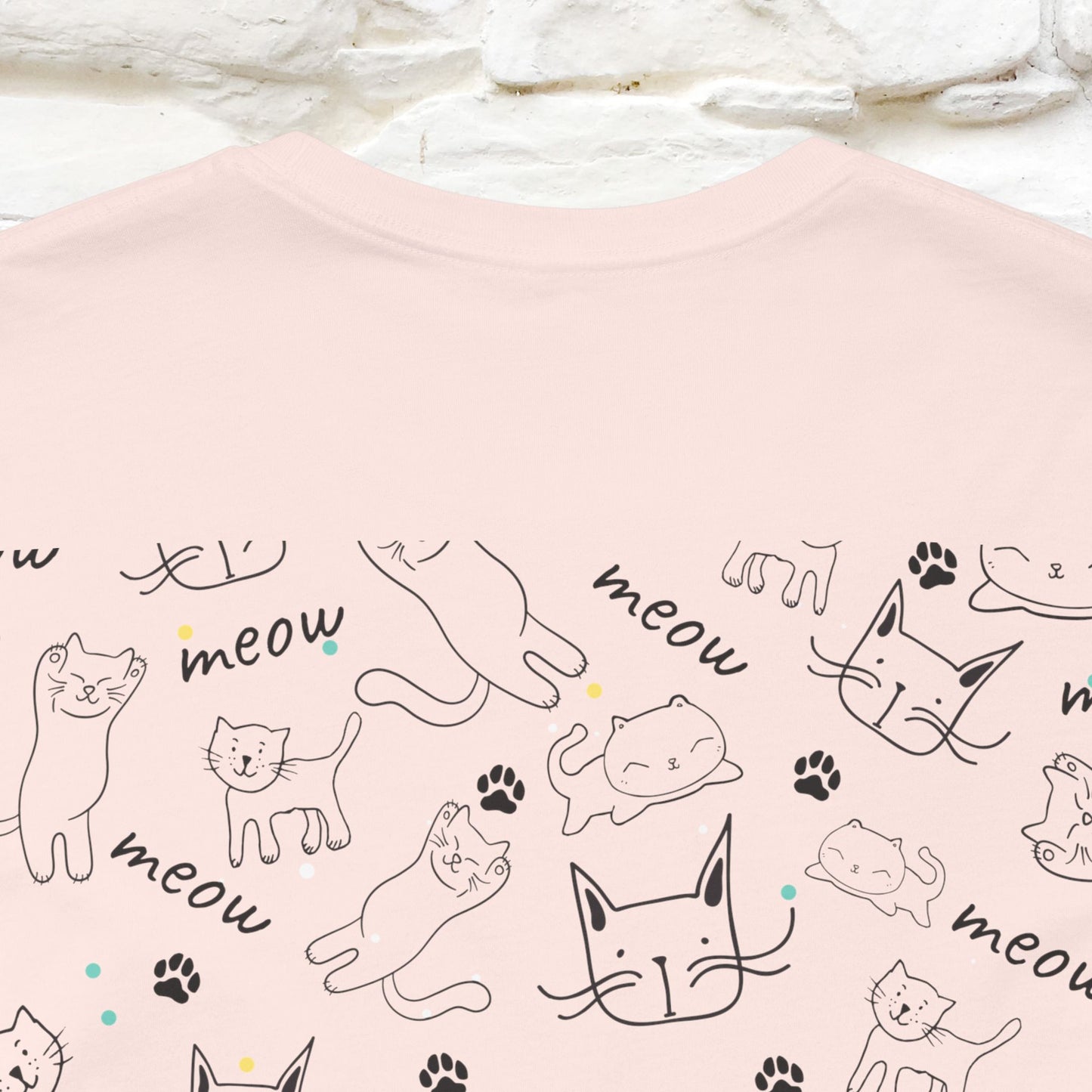 "Antidepressants" Cat T-Shirt | Front & Back Design | Nunu&Miao Studio - Nunu&Miao Studio