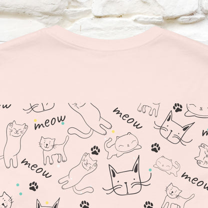 "Antidepressants" Cat T-Shirt | Front & Back Design | Nunu&Miao Studio - Nunu&Miao Studio