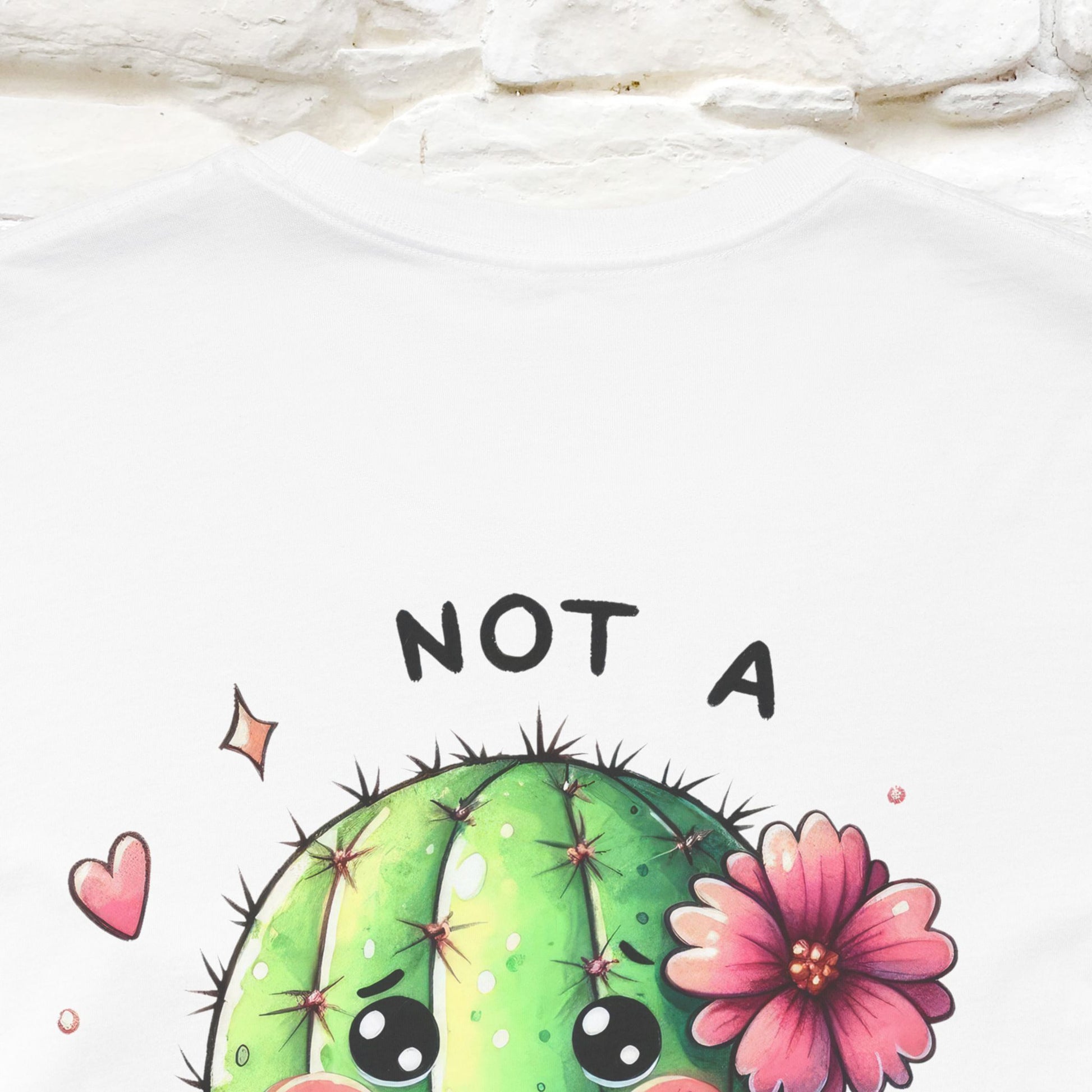 "Not A Hugger" |Funny T-Shirt | Front & Back Design|Nunu&Miao Studio - Nunu&Miao Studio