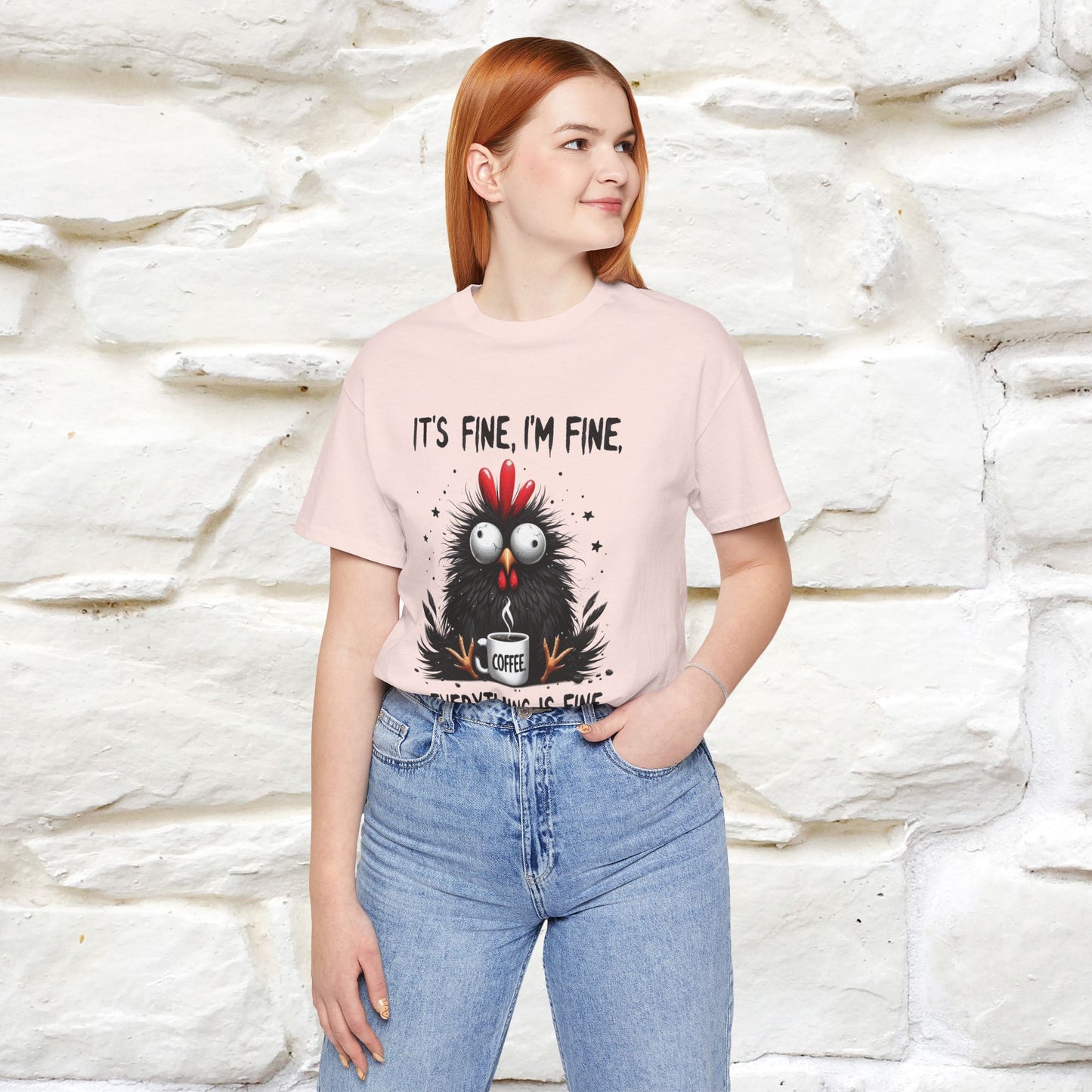 "Everything Is Fine" |Funny T-Shirt | Nunu&Miao Studio - Nunu&Miao Studio