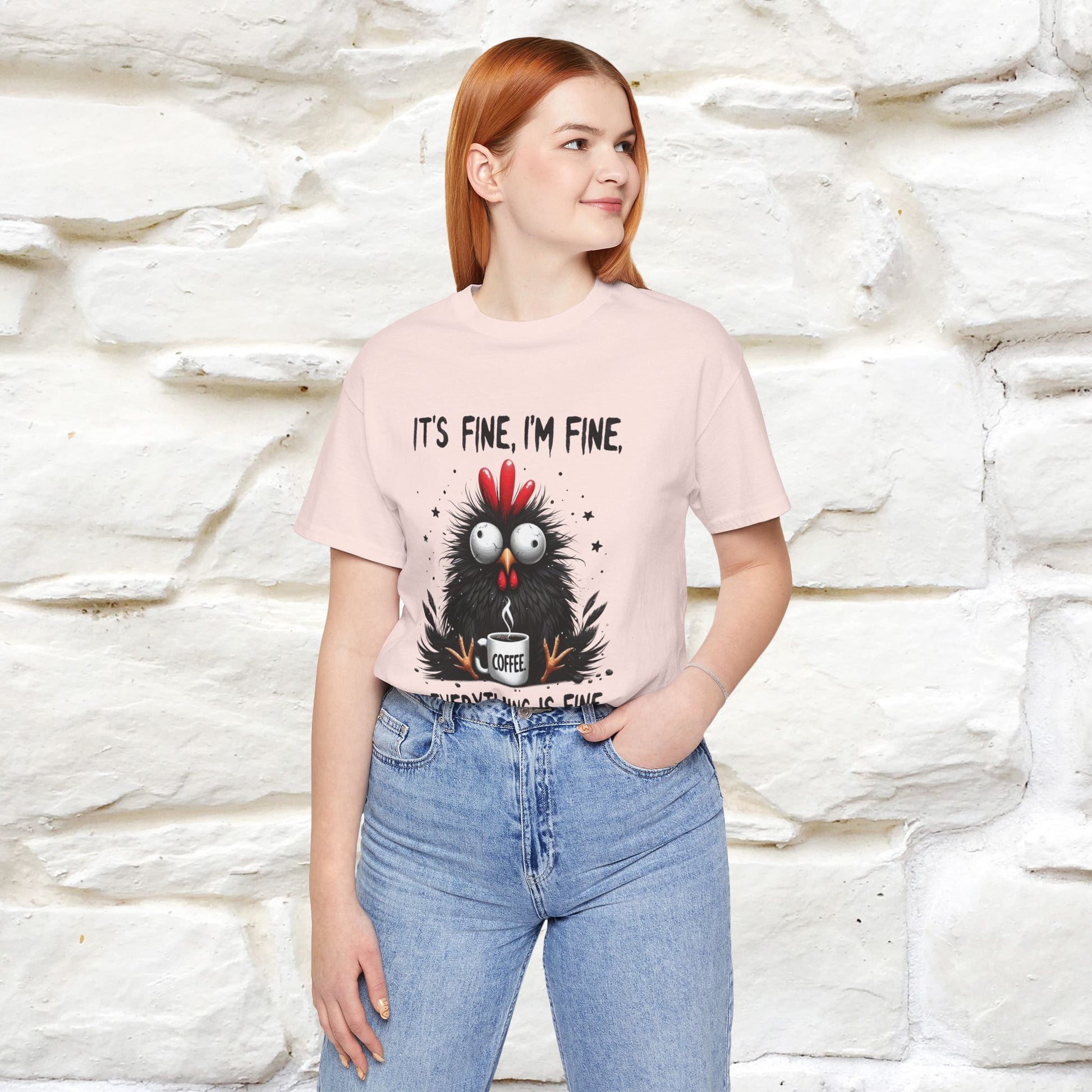 "Everything Is Fine" |Funny T-Shirt | Nunu&Miao Studio - Nunu&Miao Studio