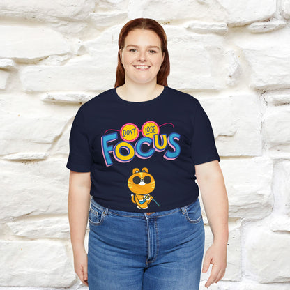 ''Don’t Lose Focus'' Cat T-Shirt | Nunu&Miao Studio - Nunu&Miao Studio