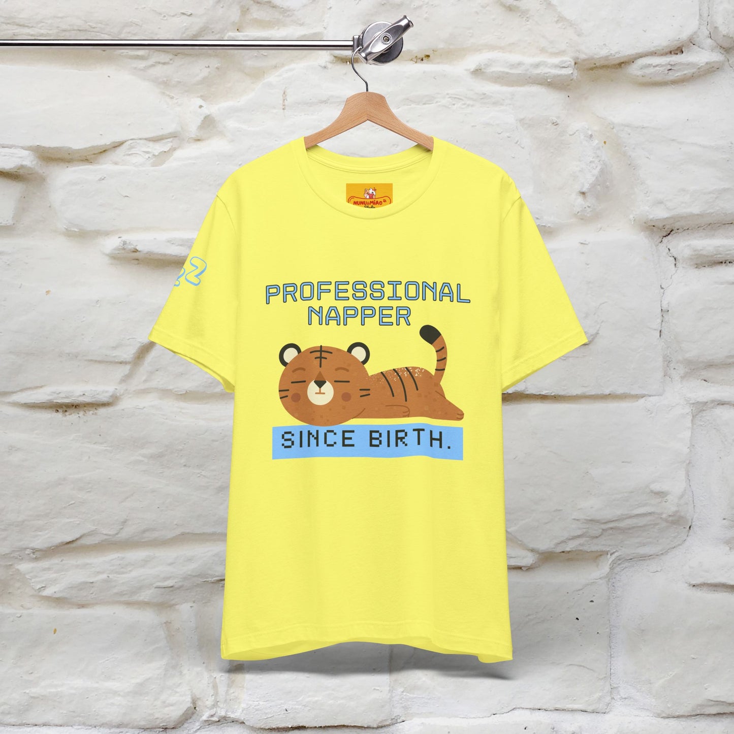 ''Professional napper since birth.''| CatT-Shirt | Nunu&Miao Studio - Nunu&Miao Studio