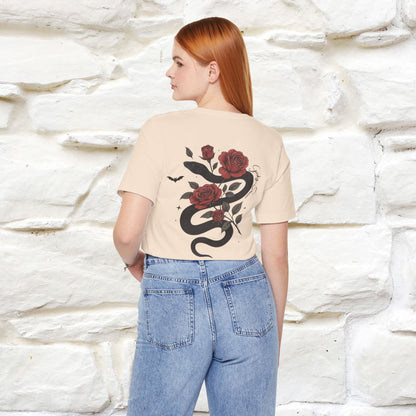"The Rose and The Snake " Halloween T-shirt |Nunu&Miao Studio - Nunu&Miao Studio