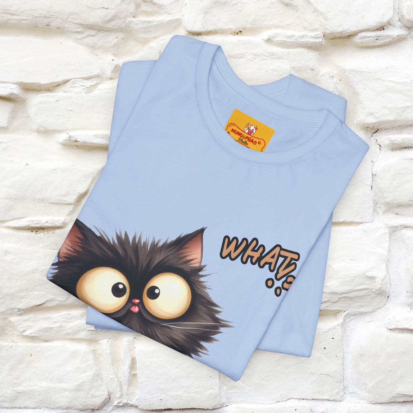 ''What ?'' | Cat T-Shirt  | Nunu&Miao Studio - Nunu&Miao Studio