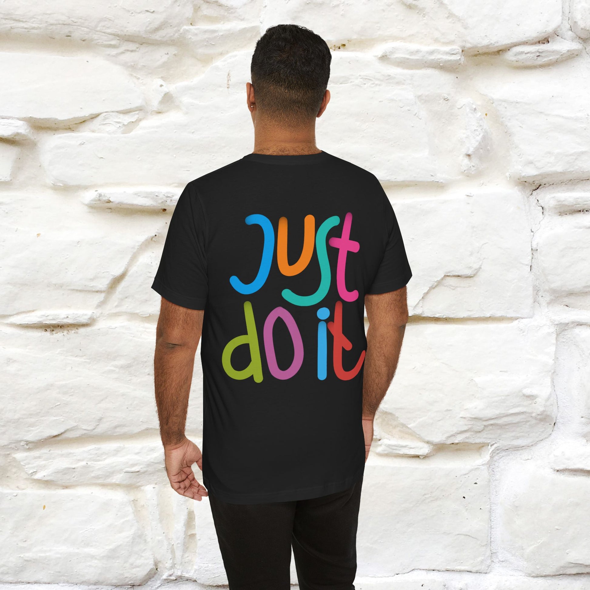 "Yes, Just Do It" Cat T-Shirt| Front & Back Design | Nunu&Miao Studio - Nunu&Miao Studio