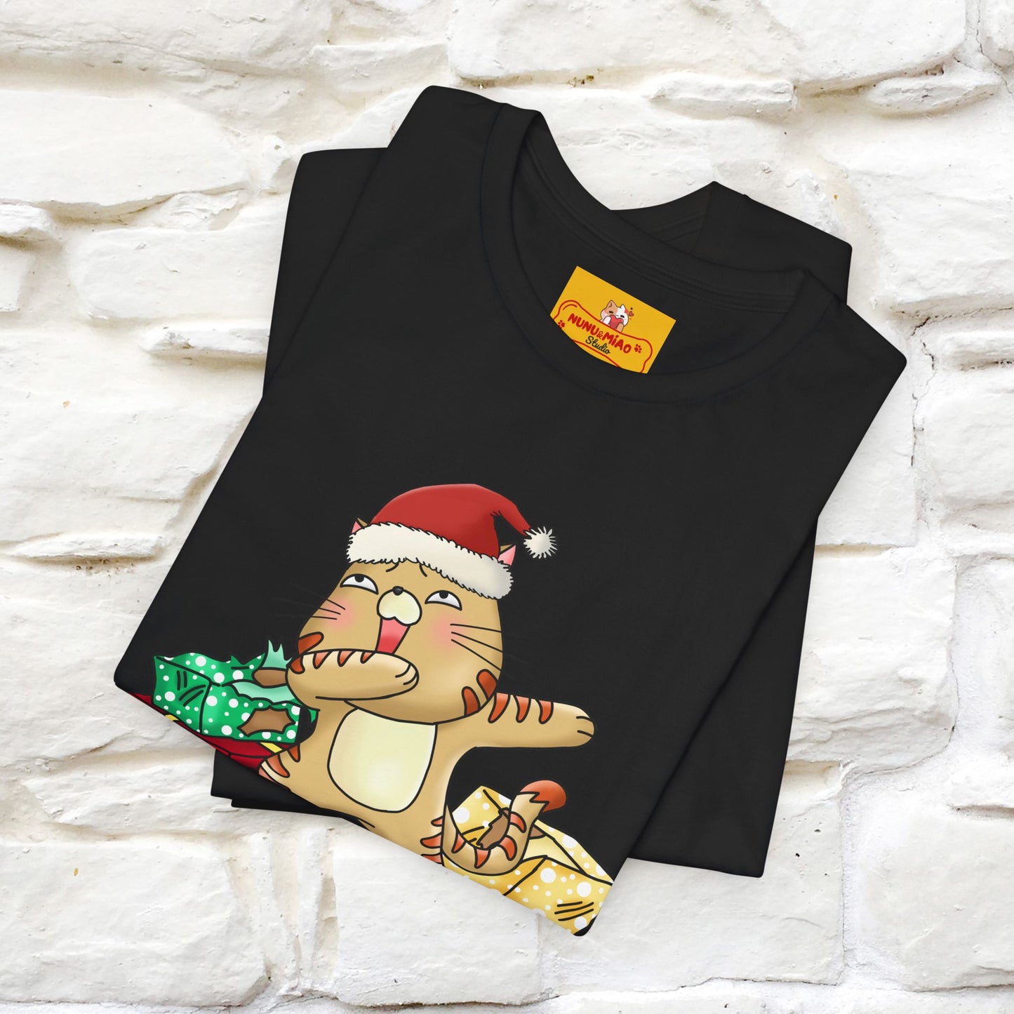 "Santa Claws" |Funny Cat T-Shirt | Nunu&Miao Studio