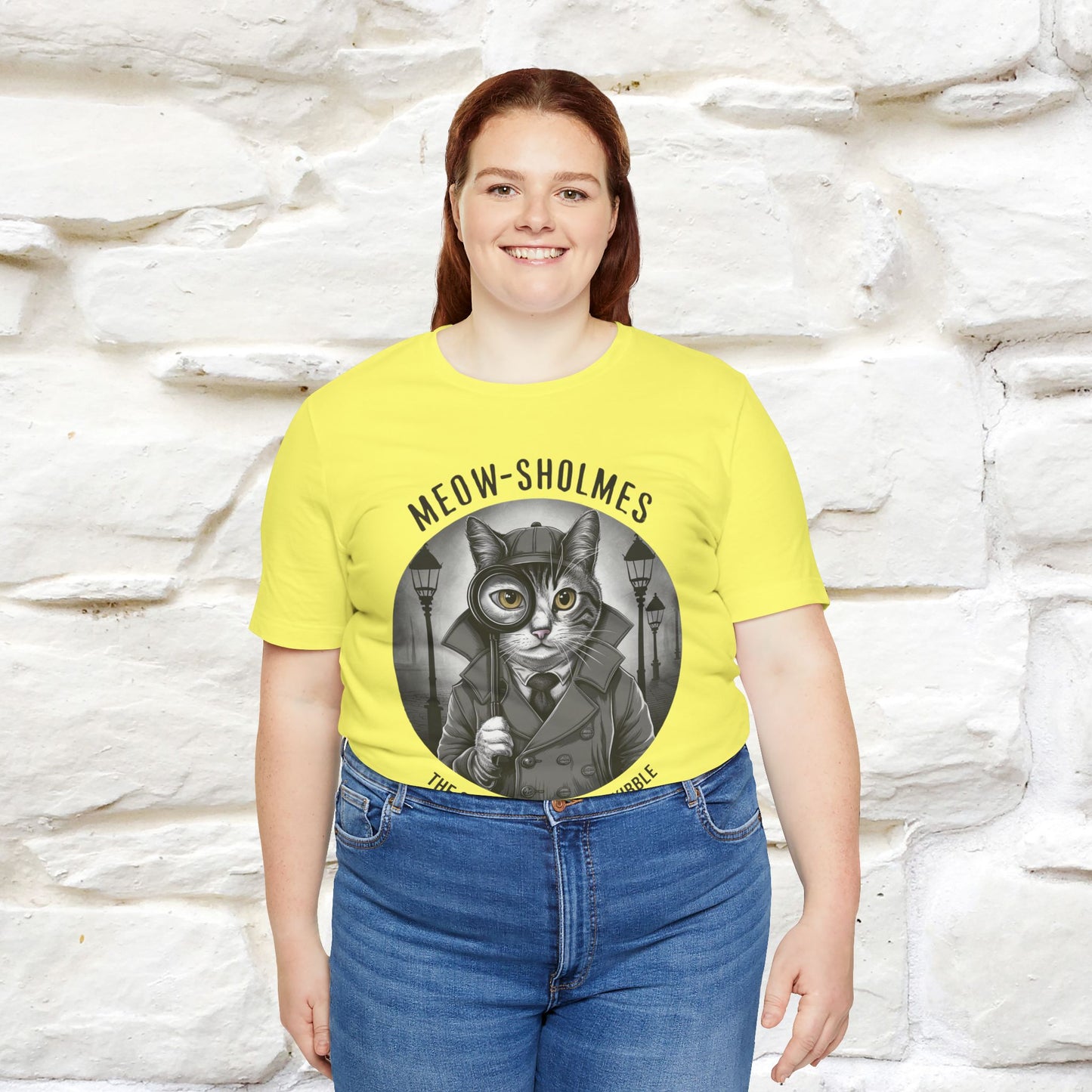 ''Meow-Sholmes: The Case of the Missing Kibble'' | Detective Cat Tee | Nunu&Miao Studio - Nunu&Miao Studio
