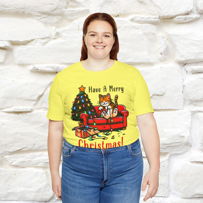 "Have A Merry..." |Funny Cat  T-Shirt | Nunu&Miao Studio