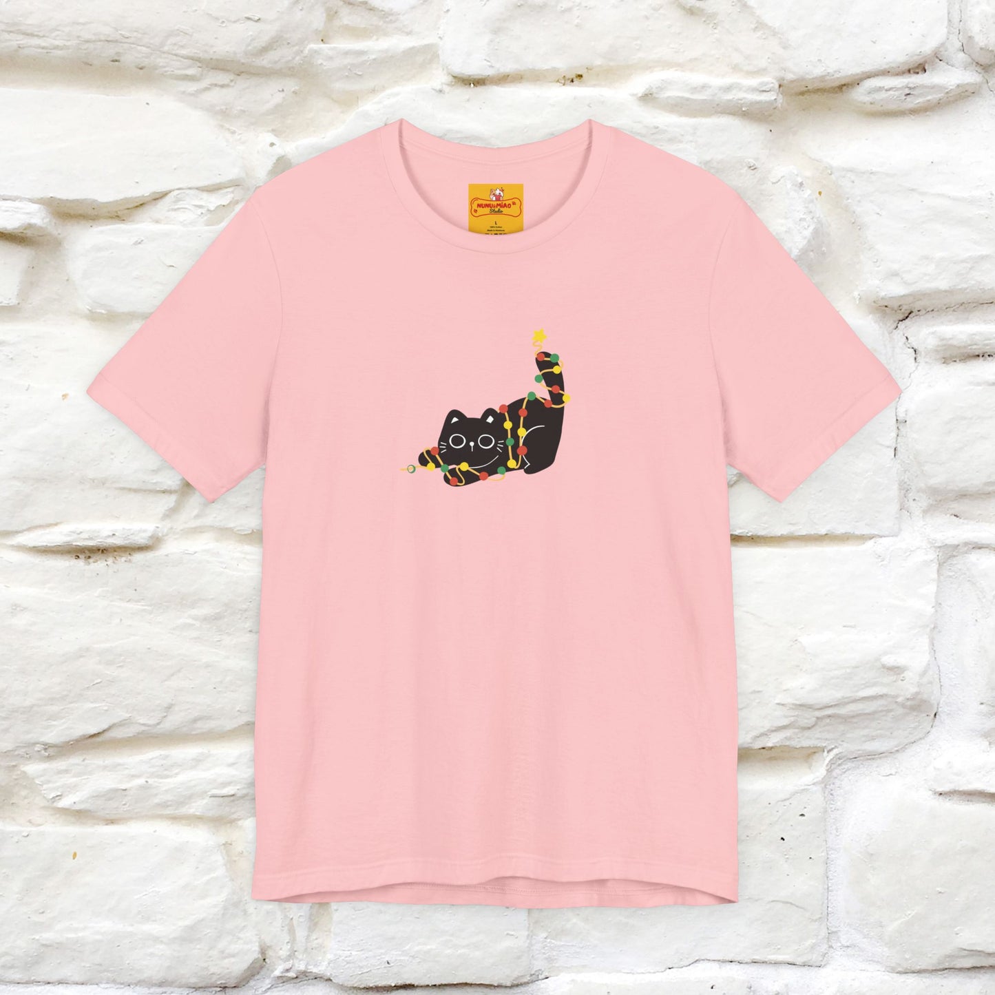 ''Be The Light" Cat T-Shirt| Front & Back Design | Nunu&Miao Studio - Nunu&Miao Studio