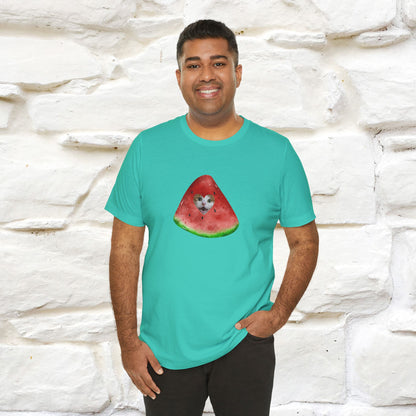 "Free Palestine" Cat T-shirt | Front & Back Design |Nunu&Miao Studio - Nunu&Miao Studio