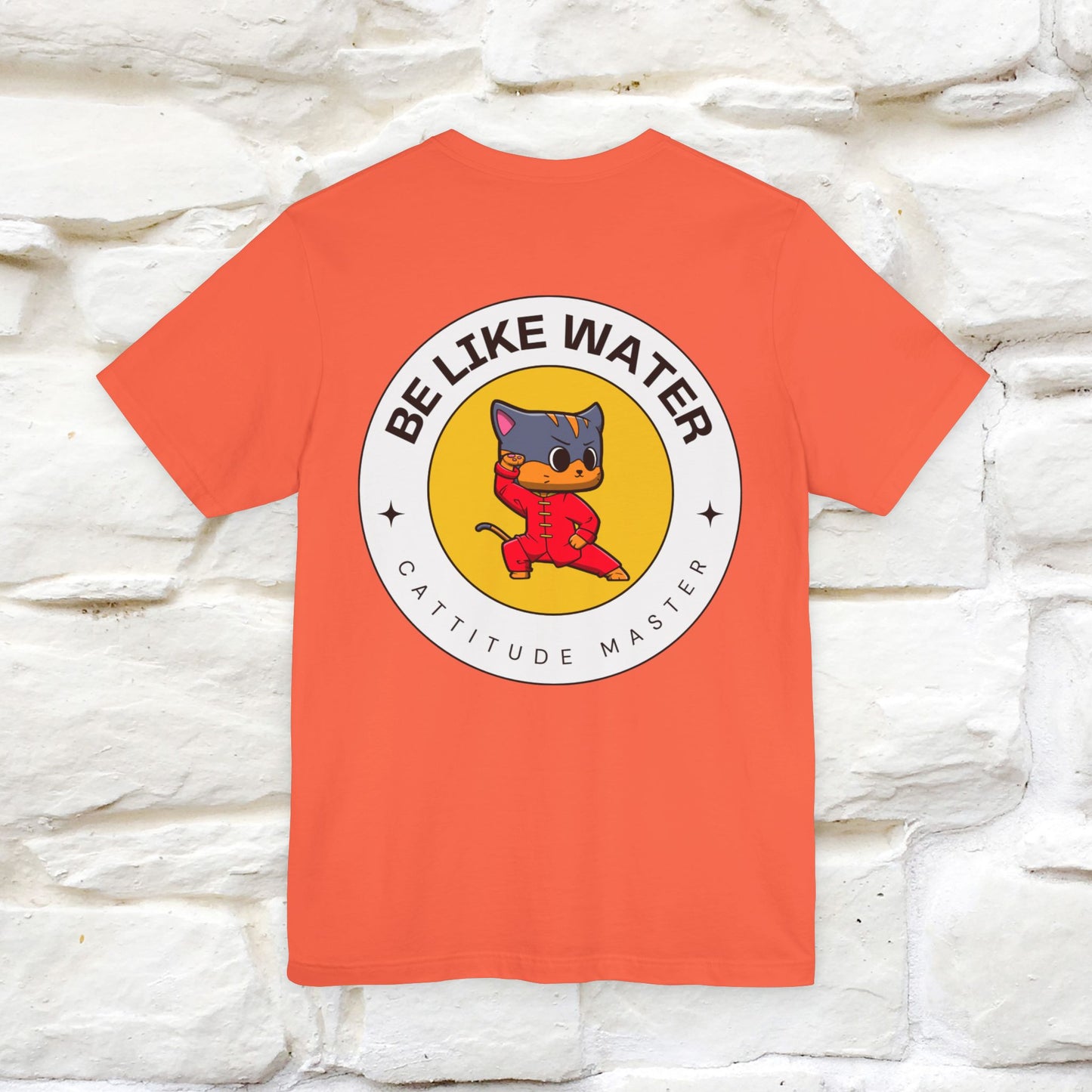 "Be Like Water: Cattitude Master | Cat T-Shirt |Nunu&Miao Studio - Nunu&Miao Studio
