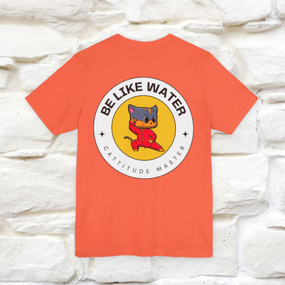 "Be Like Water: Cattitude Master | Cat T-Shirt |Nunu&Miao Studio - Nunu&Miao Studio