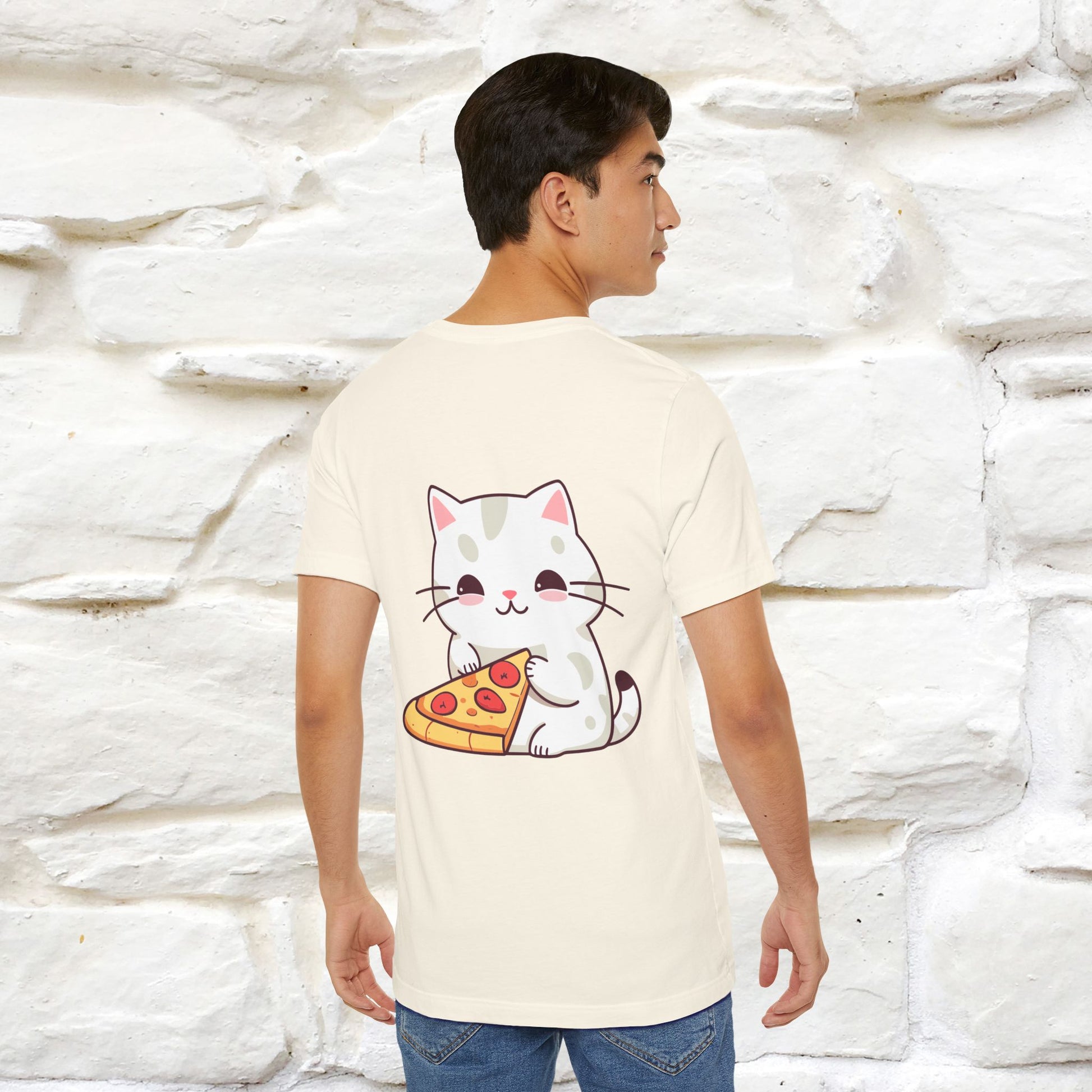 "I Love Pizza"| Cat T-shirt | Nunu&Miao Studio - Nunu&Miao Studio