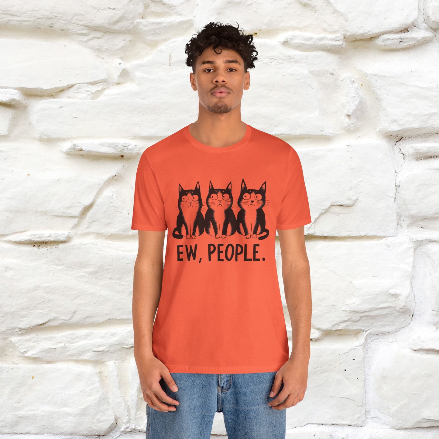 Ew, People | Funny Cat T-Shirt | Nunu&Miao Studio - Nunu&Miao Studio