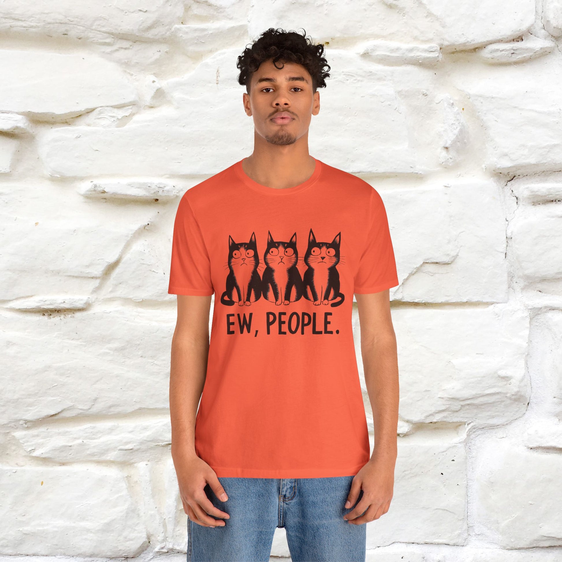 Ew, People | Funny Cat T-Shirt | Nunu&Miao Studio - Nunu&Miao Studio