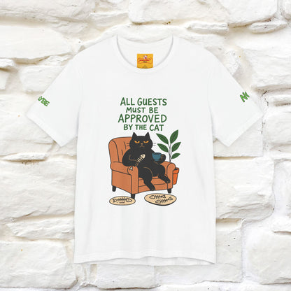 "All Guest Must Be Approved By The Cat - NO,MAYBE" Cat T-shirt |Nunu&Miao Studio