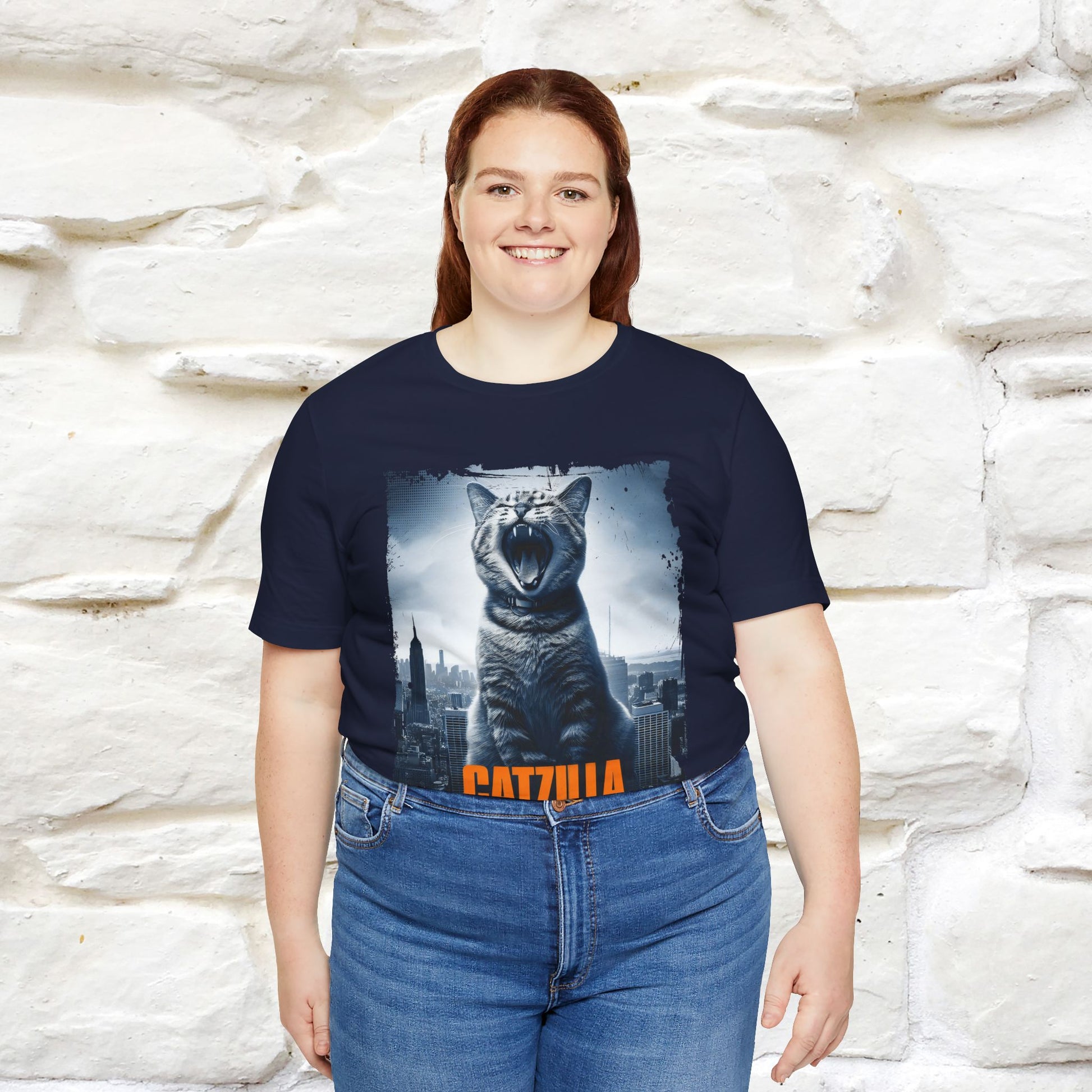 Catzilla T-Shirt | Cat T-Shirt | Nunu&Miao Studio - Nunu&Miao Studio