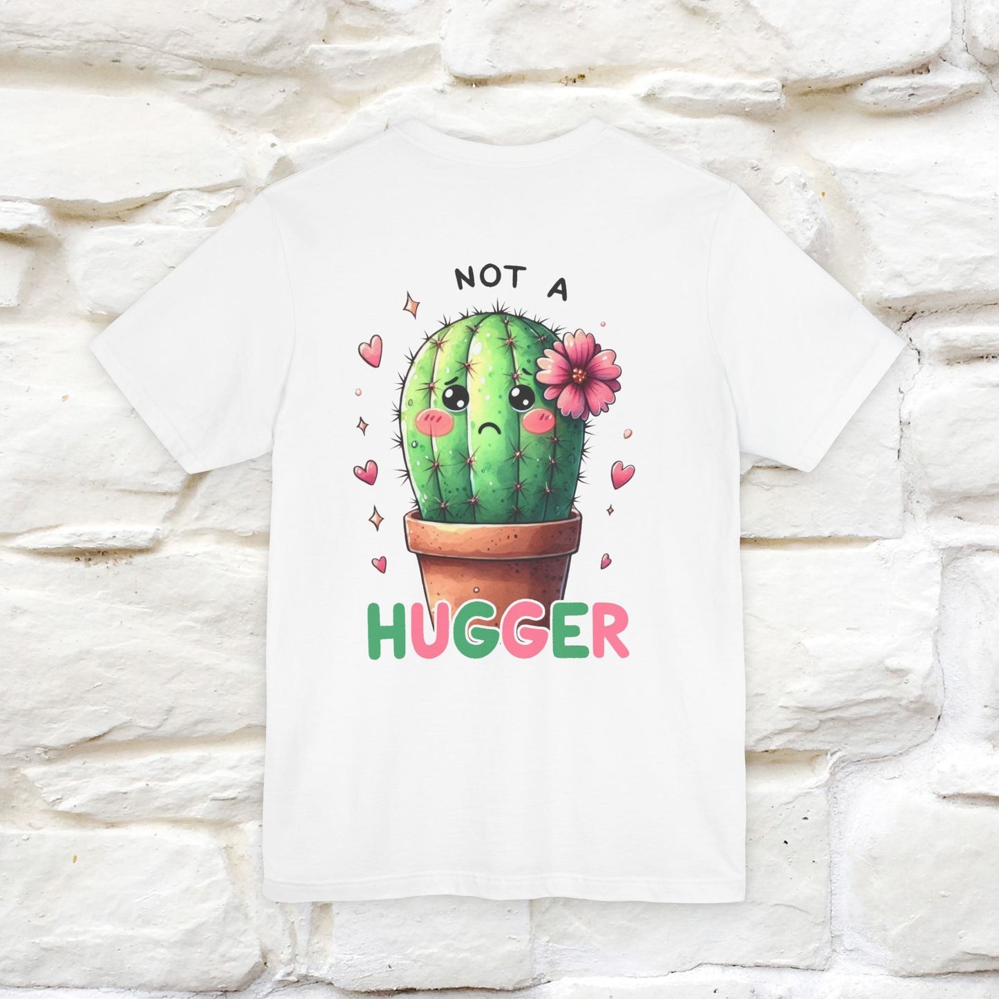 "Not A Hugger" |Funny T-Shirt | Front & Back Design|Nunu&Miao Studio - Nunu&Miao Studio