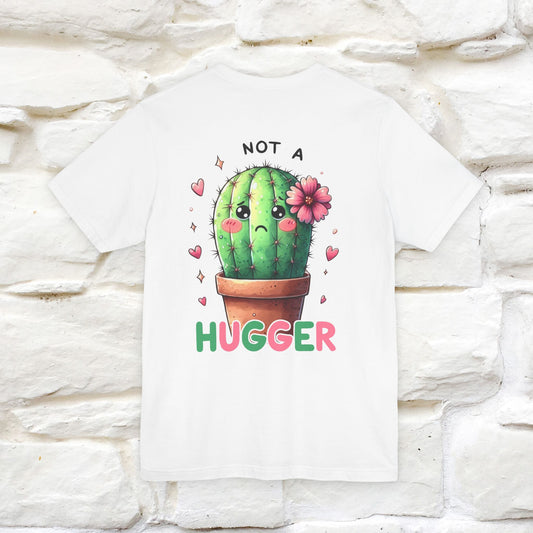 "Not A Hugger" |Funny T-Shirt | Front & Back Design|Nunu&Miao Studio - Nunu&Miao Studio