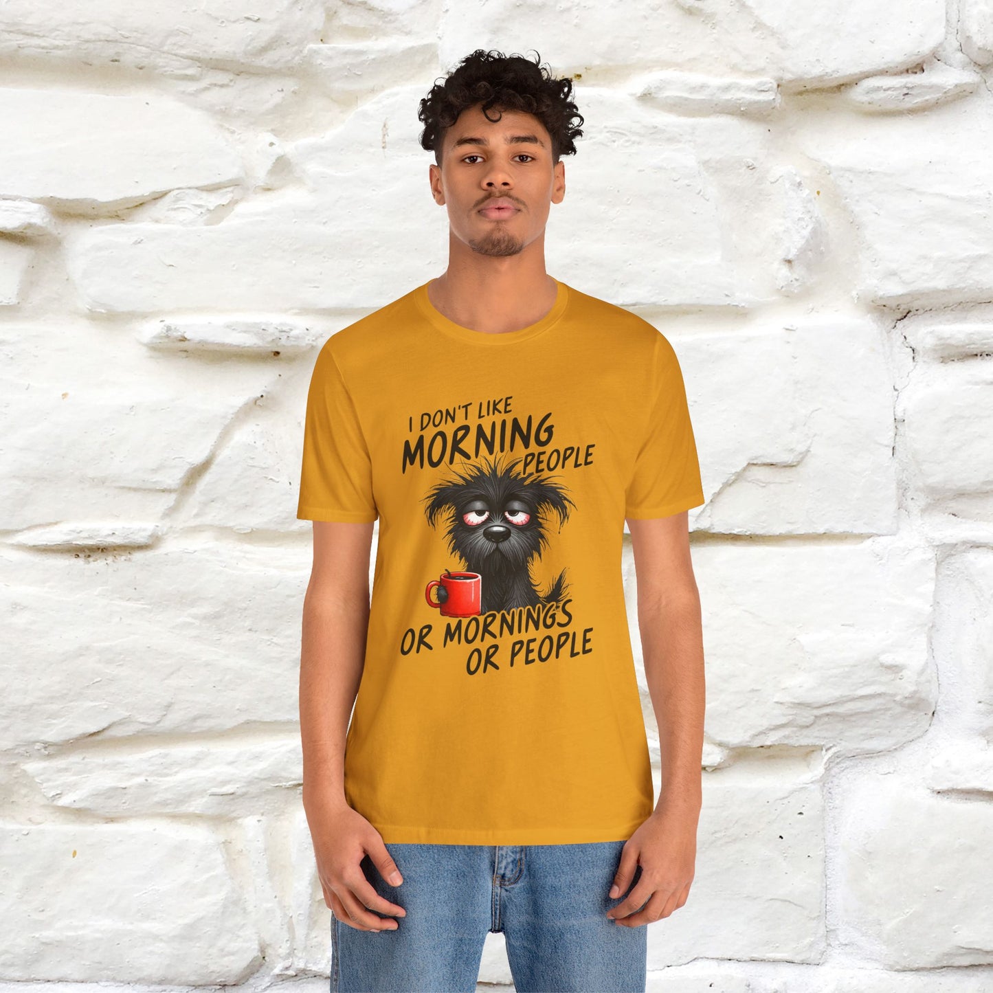 "I Don't Like Morning People..." Funny T-shirt |Nunu&Miao Studio - Nunu&Miao Studio