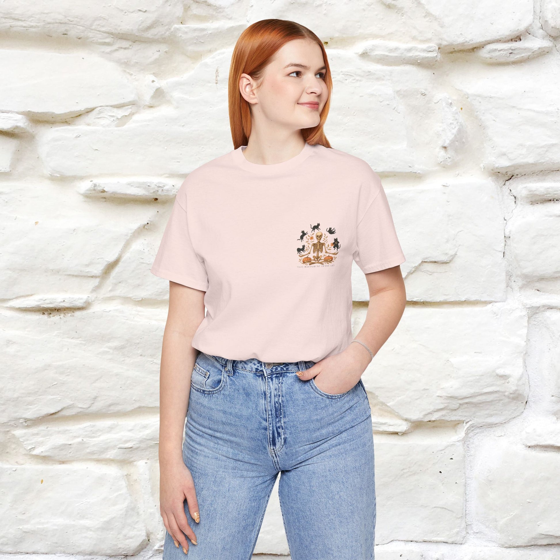 "You're Dead Inside But Still Love Cats " Halloween Cat T-shirt |Nunu&Miao Studio - Nunu&Miao Studio