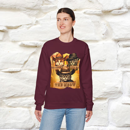 ''The Good, the Bad, and the Meow'' |Cat Sweatshirt | Nunu&Miao Studio