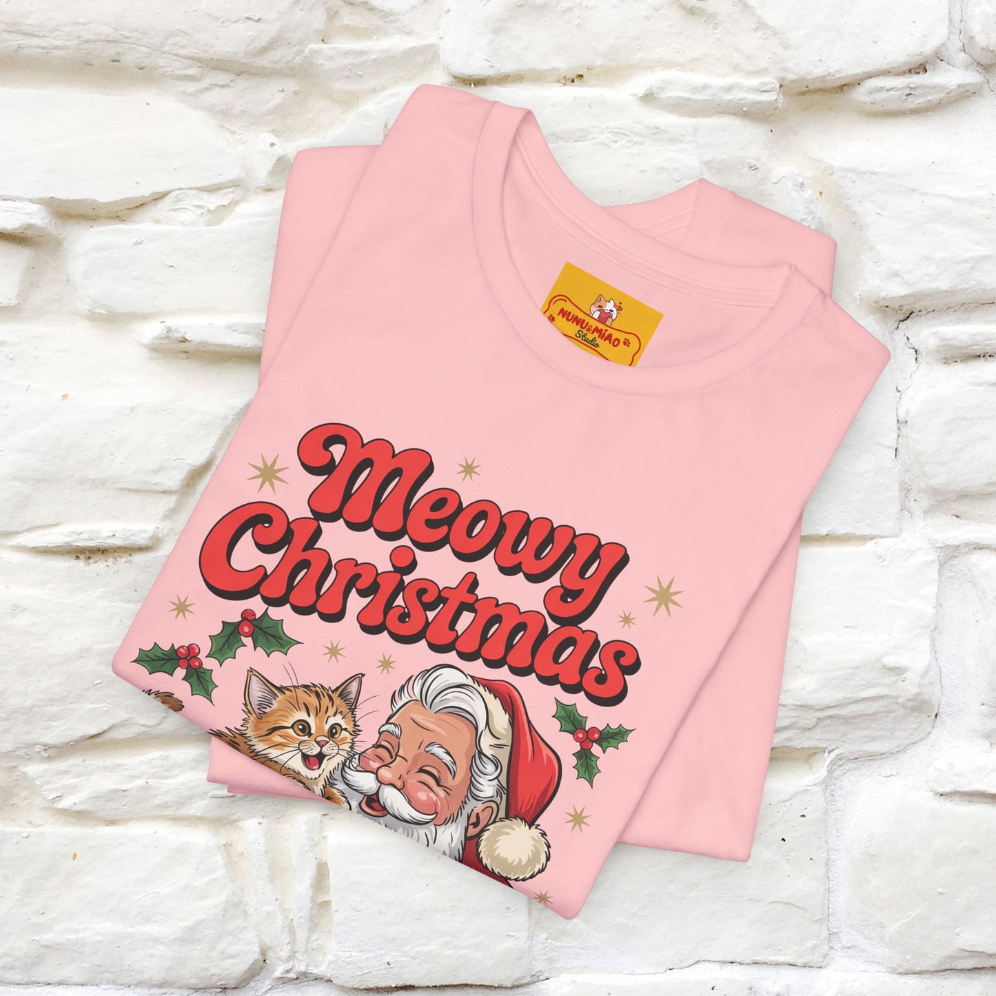 “Meowy Christmas” | Cat T-Shirt | Nunu&Miao Studio