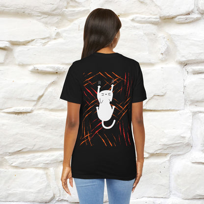 “Love Hurts"  Funny Cat T-Shirt | Front & Back Design | Nunu&Miao Studio