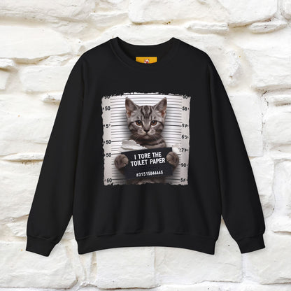 "I Tore The Toilet Paper.'' |Cat Sweatshirt | Nunu&Miao Studio