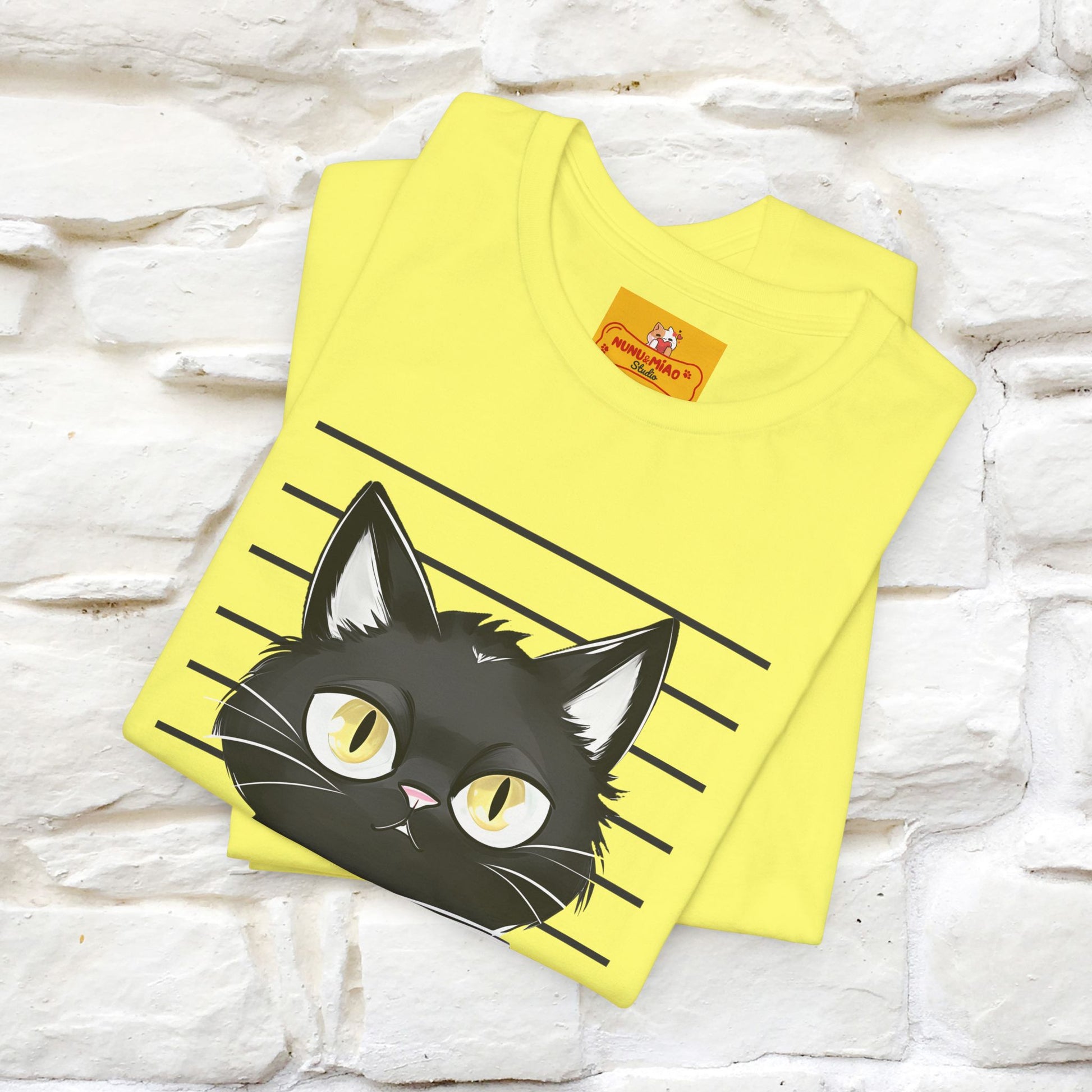 "Bad Cattitude" T-Shirt for Men & Women | 100% Cotton* - Nunu&Miao Studio