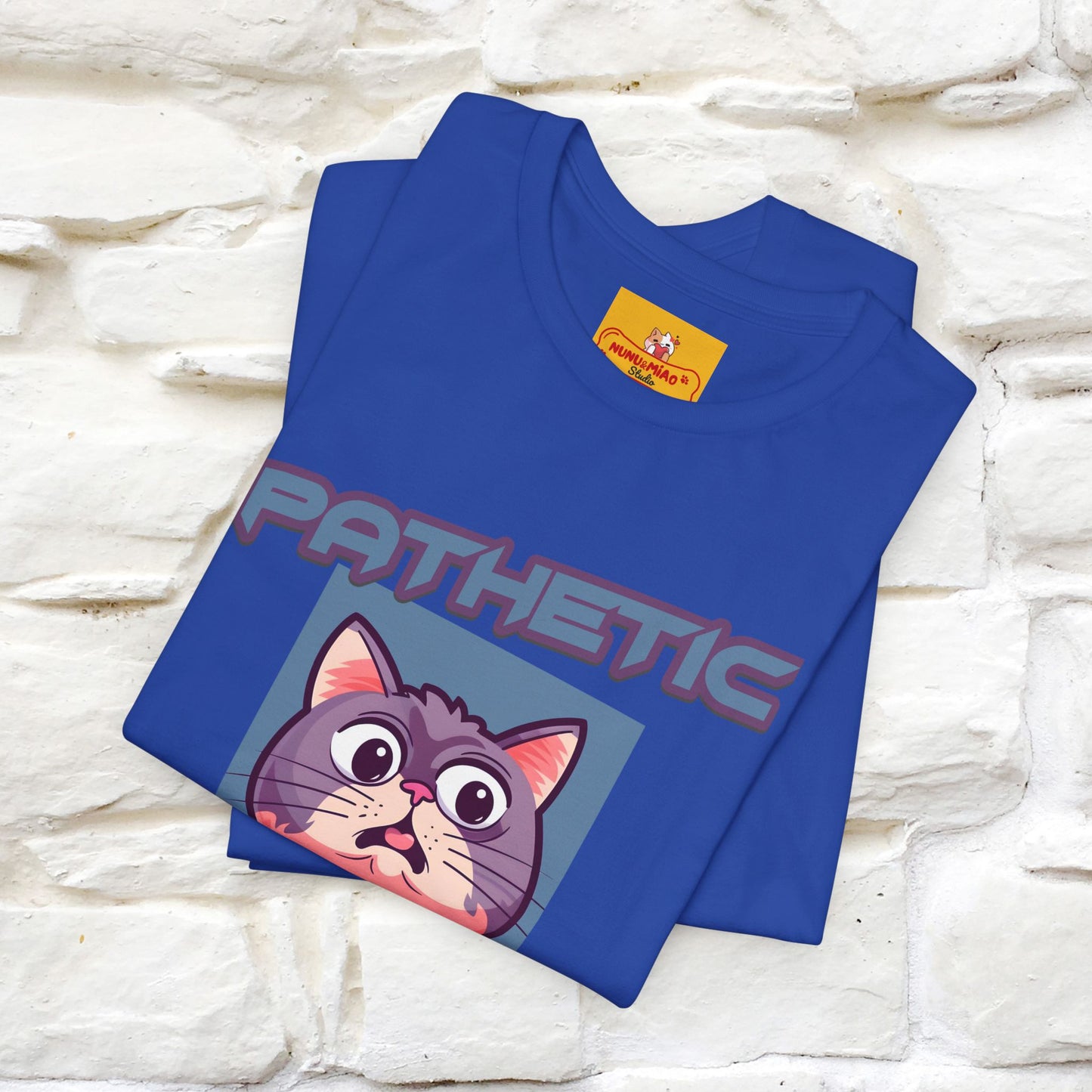 ''Pathetic Human'' | Funny Cat T-Shirt | Nunu&Miao Studio - Nunu&Miao Studio