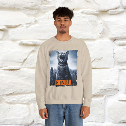 "Catzilla'' |Cat Sweatshirt | Nunu&Miao Studio