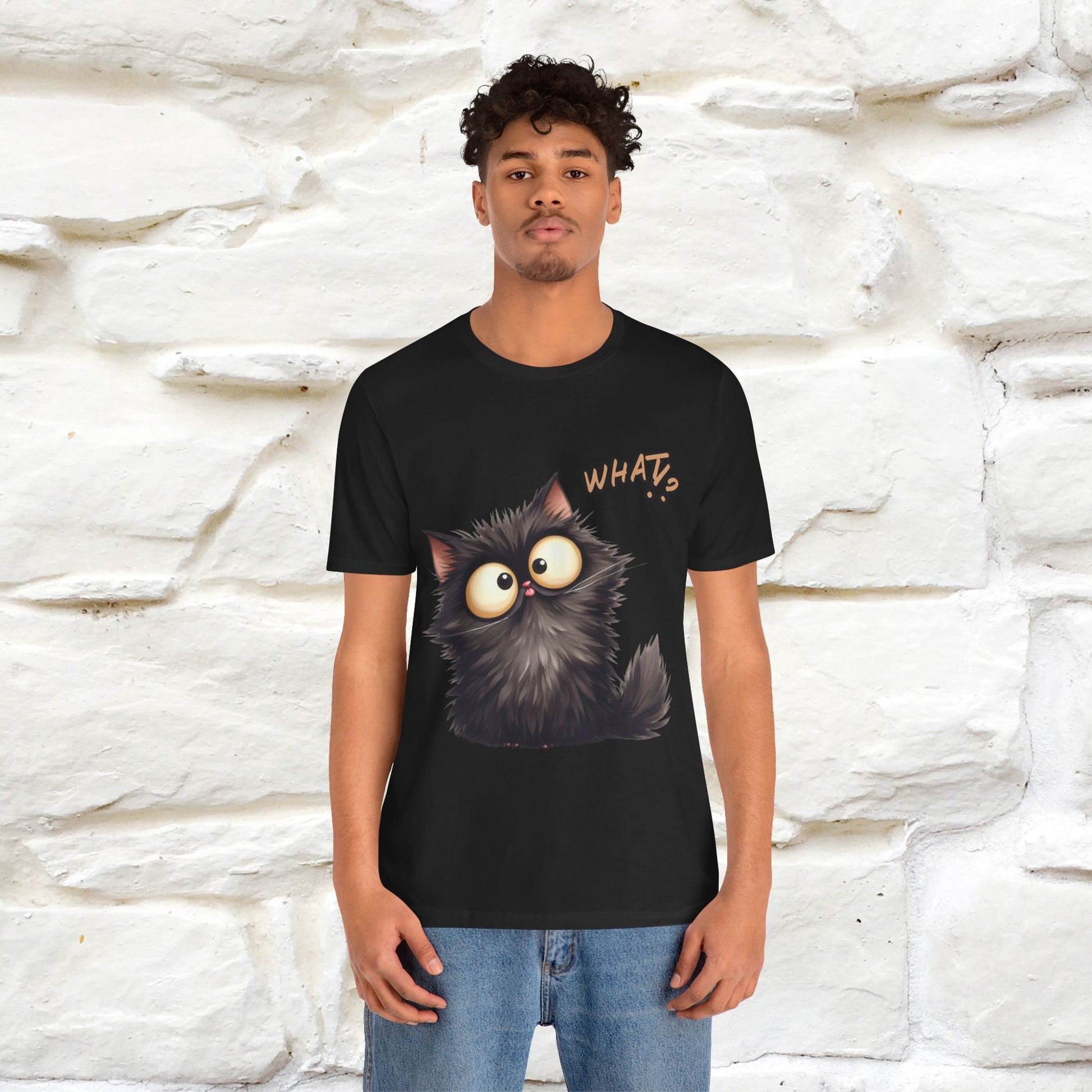''What ?'' | Cat T-Shirt  | Nunu&Miao Studio - Nunu&Miao Studio