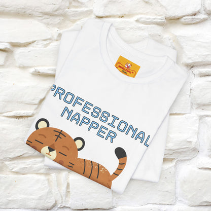 ''Professional napper since birth.''| CatT-Shirt | Nunu&Miao Studio - Nunu&Miao Studio