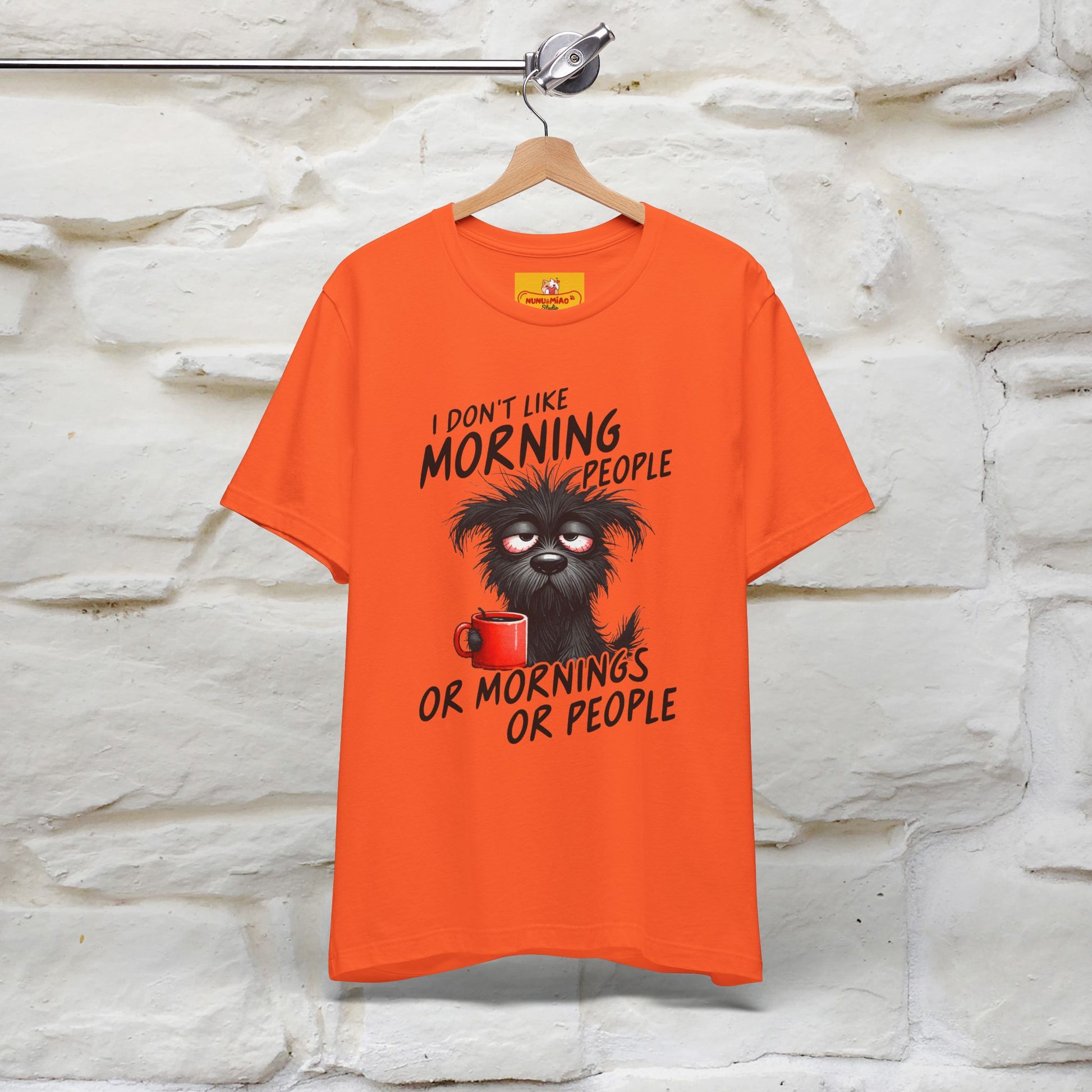 "I Don't Like Morning People..." Funny T-shirt |Nunu&Miao Studio - Nunu&Miao Studio